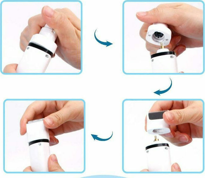 Επαγγελματικός Επαναφορτιζόμενος USB Τροχός Νυχιών και Τριχώματος Κατοικίδιων Nobleza
